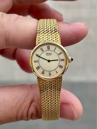 Reloj Seiko Quartz Vintage Gold Nuevo *Año 1986*