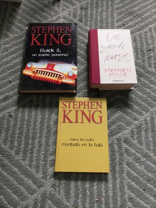 Pack 3 libros Stephen King