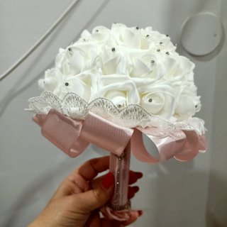 Bouquet Rose Bianche Comunione