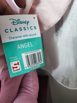 Peluche Stitch Angel Rosa Disney