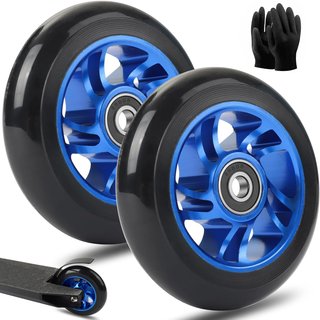 Ruedas scooter aluminio rodamientos antibloqueo