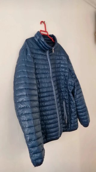 Chaqueta acolchada hombre azul