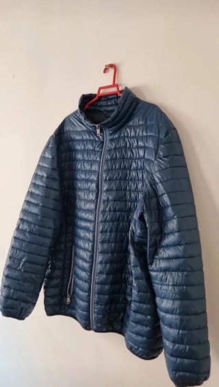 Chaqueta acolchada hombre azul