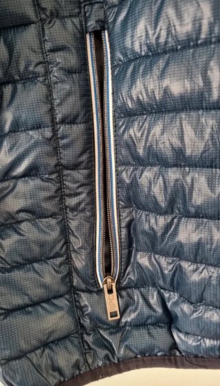 Chaqueta acolchada hombre azul