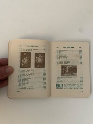 Catalogo figurine Liebig 1950