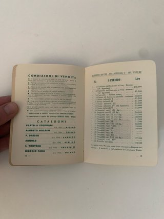 Catalogo figurine Liebig 1950