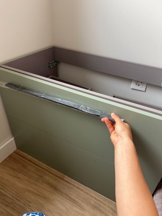 Mueble baño Mia Leroy Merlin verde