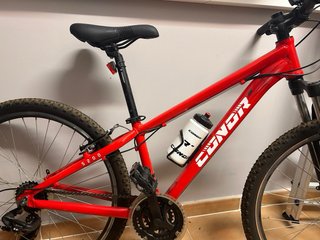 Bicicleta MTB CONOR 5200 Junior Talla XS Roja