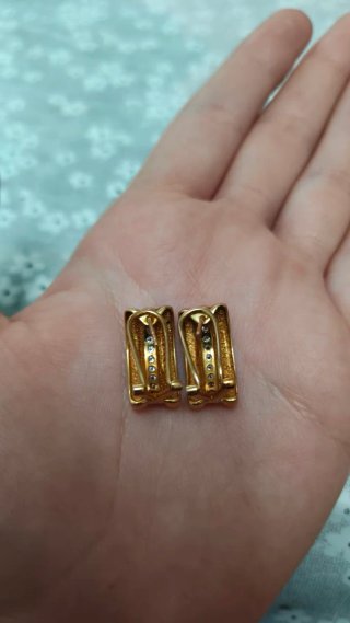 Pendientes Oro 18K con Brillant