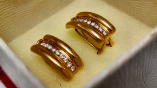 Pendientes Oro 18K con Brillant