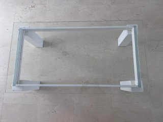 Mesa de centro elevable cristal y metal
