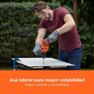 BLACK+DECKER taladro percutor potente compacto