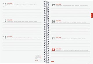 Finocam agenda espiral 18 meses horizontal