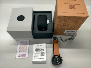 Reloj AVI-8 Cuarzo Marrón y Gris