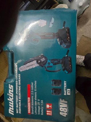 Motosega e forbice elettrica Mukins