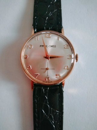 Reloj Patic Swiss Vintage oro 10 micras