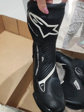 Botas Moto Alpinestars Hombre Negras Número 42