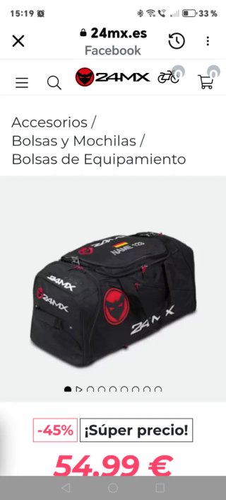 Macuto 24MX extragrande para equipaje moto