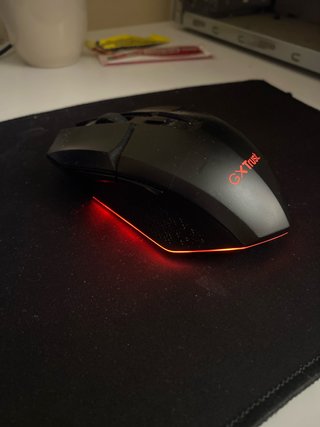 Ratón Inalámbrico GXT Negro y Rojo