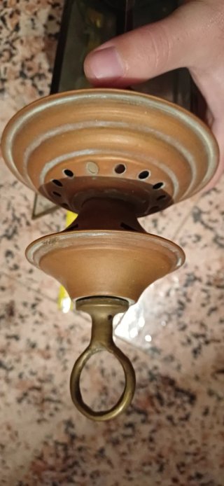 Candil vintage latón