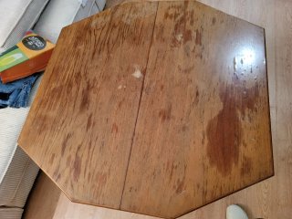 Mesa extensible de madera