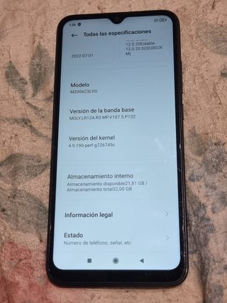 Xiaomi Redmi 9AT Negro