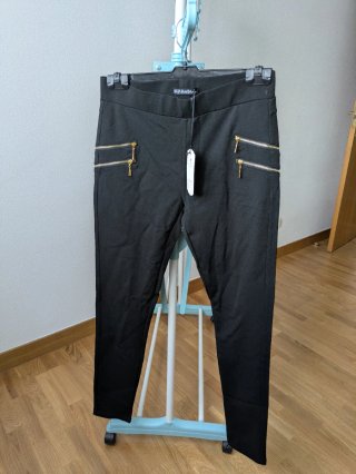 Pantalón elástico negro BD Sasha Talla M