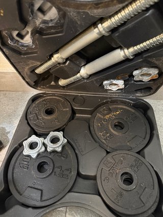 Pesas ajustables con maletín