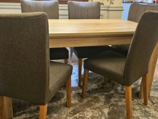 Mesa salon comedor con 6 sillas