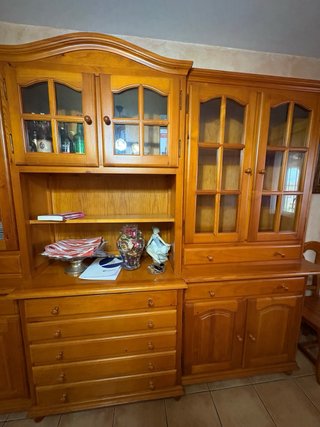 Gran librería modular pino macizo - 3 metros