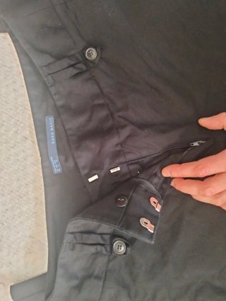 Pantalón negro mujer elástico