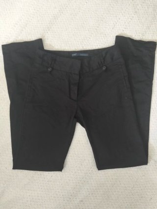 Pantalón negro mujer elástico
