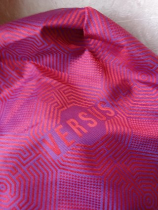 Borsa Versace vintage fucsia e lime