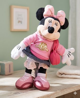 Lote di giocattoli, peluche Minnie, fattoria, marionette