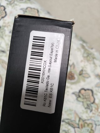 Teclado Mecánico Gaming Rii K61c Switch Rojo