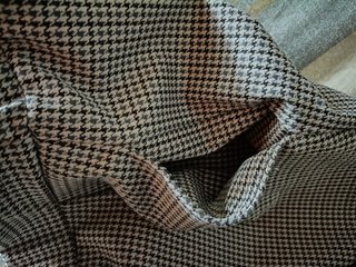 Pantaloni donna fantasia pied de poule