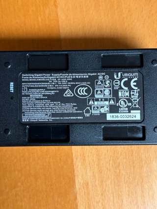 Inyector PoE 24V 0,5A 12W UBIQUITI POE-24-12W-G