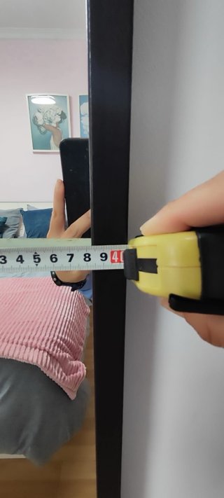 Espejo de pie IKEA negro