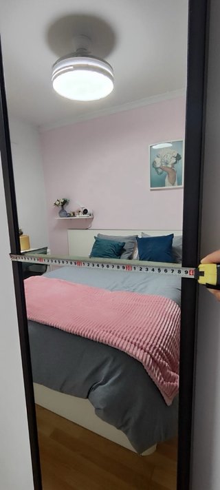 Espejo de pie IKEA negro
