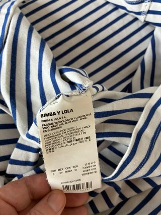 Bimba y Lola Camiseta Rayas Talla S