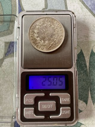 Moneda Plata 10 Francos Francia año 1965 Dupre