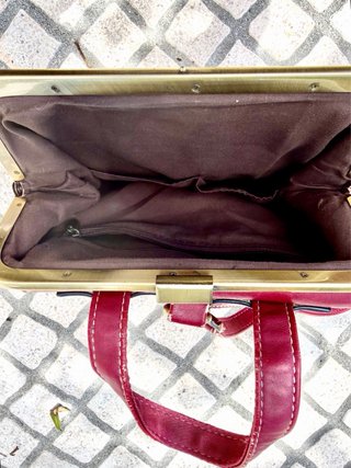 Mochila Vintage Ecosusi Roja – Estilo Retro / Cole