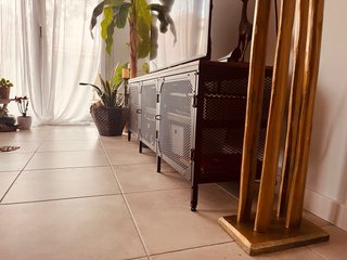 Mueble TV Ikea Fjälbo Madera y Metal