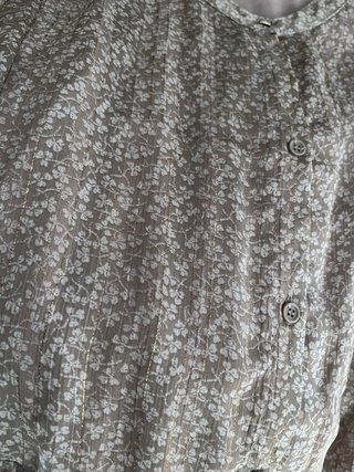 Vestido Nümph floral beige