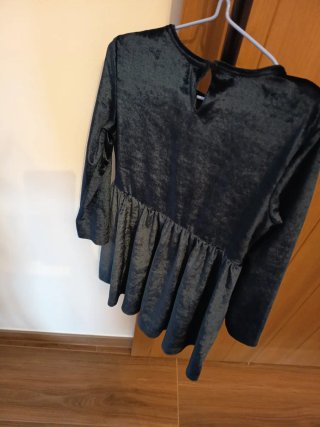 Vestido niña terciopelo estrella lentejuelas