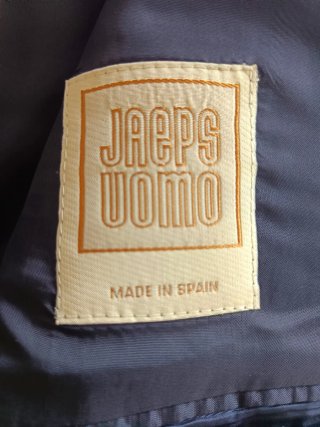 Traje JAEPS UOMO Talla XL Azul Marino