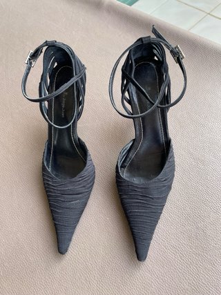 Zapatos fiesta de tacón negros