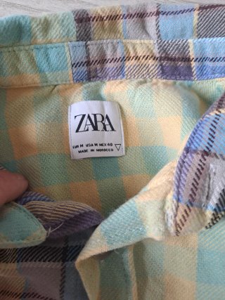 Camisa Zara Patchwork
