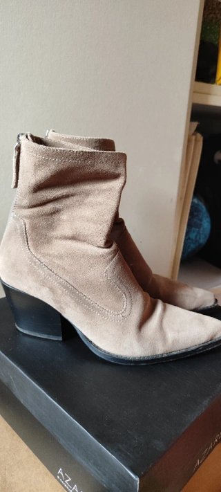 Botín Zara Beige