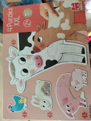 Pack 4 Puzzles Montessori 2+